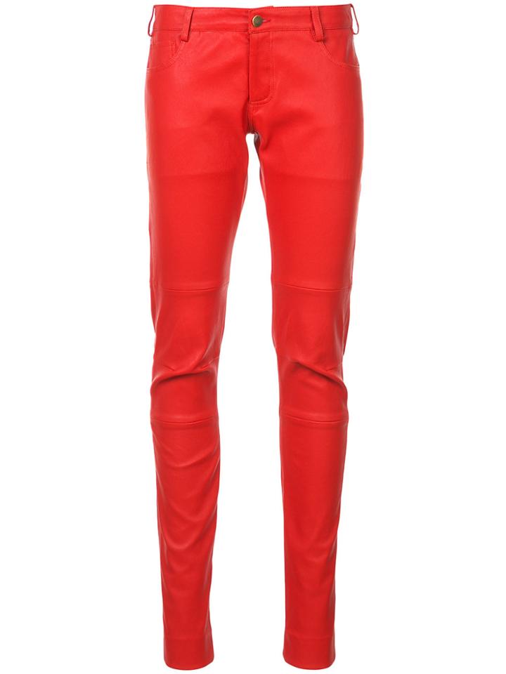Alexandre Vauthier Skinny Trousers - Red