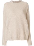 Uma Wang Round Neck Jumper - Nude & Neutrals