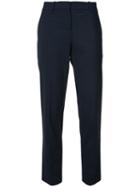 Theory - Classic High-waisted Trousers - Women - Spandex/elastane/wool - 4, Blue, Spandex/elastane/wool