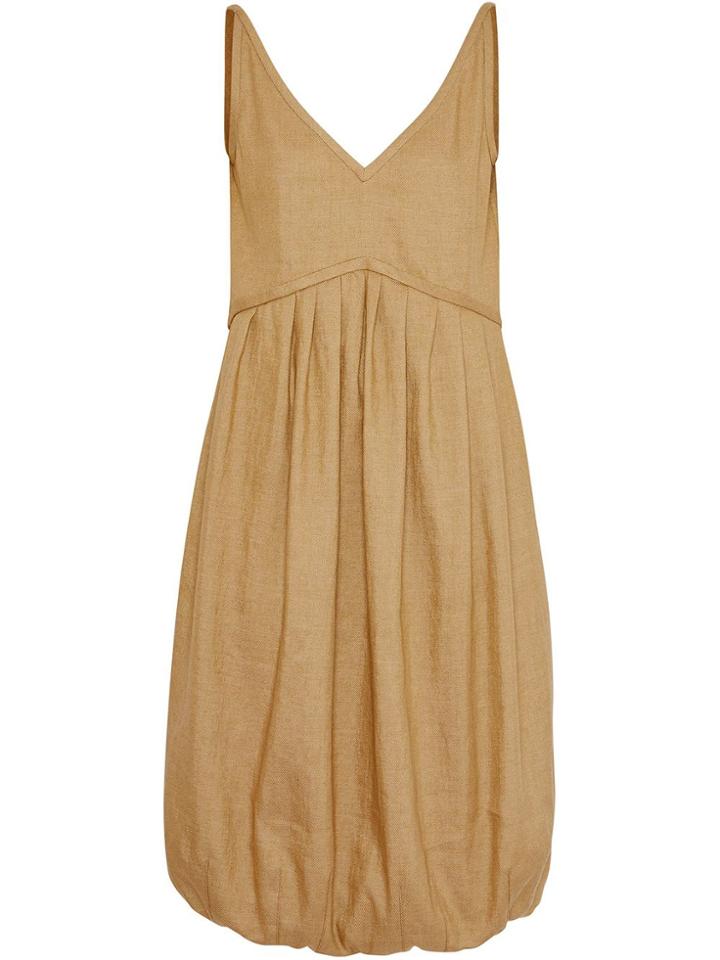 Burberry Bubble Hem Dress - Honey