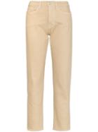 Jeanerica Cw002 Straight-leg Cropped Jeans - Neutrals