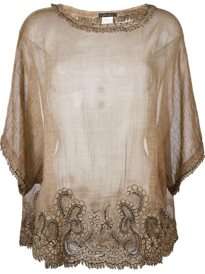 Faliero Sarti Loose Fit Embroidered Blouse
