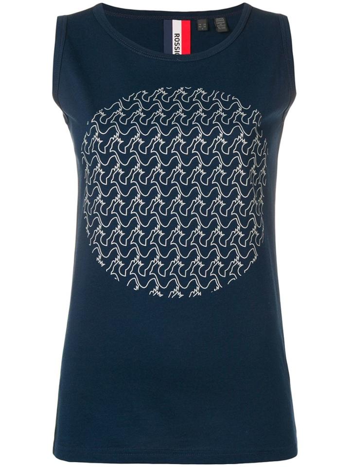 Rossignol Logo Moon Tank Top - Blue