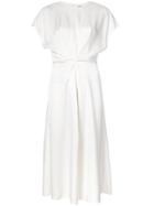 Loewe Mid-length Gathered Waist Dress - White
