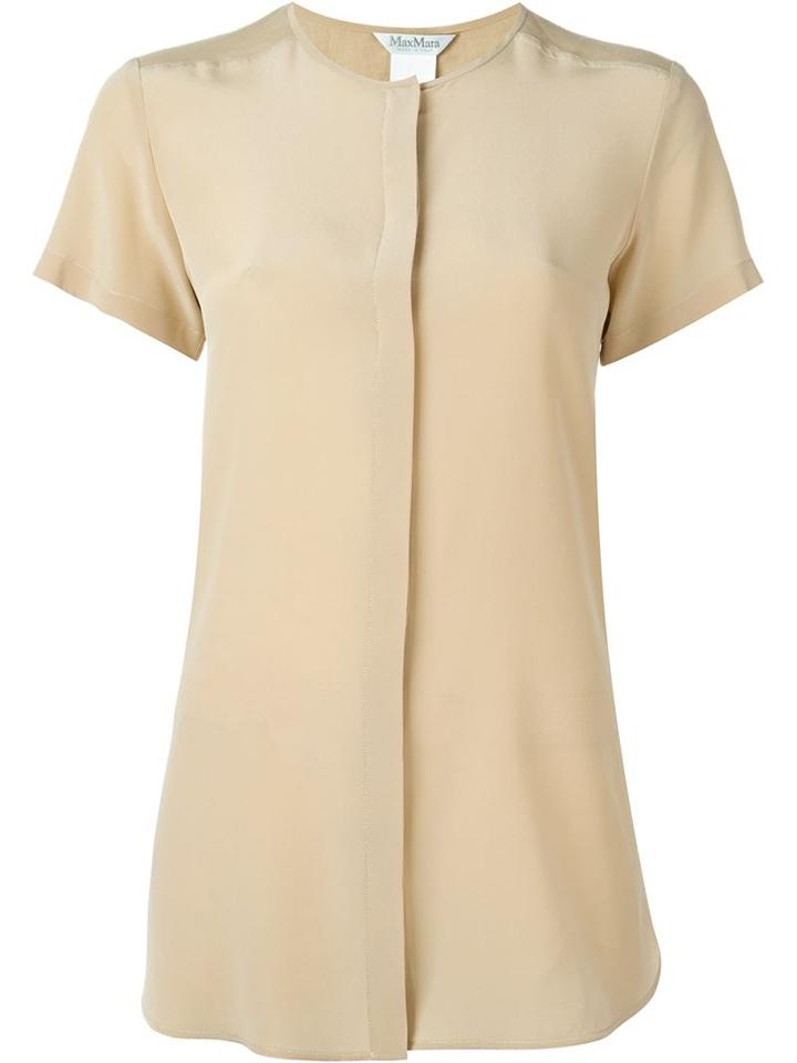 Max Mara Short Sleeve Blouse