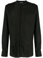 Neil Barrett Band Collar Shirt - Black