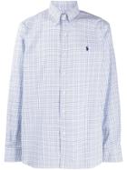 Ralph Lauren Long Sleeved Cotton Shirt - Blue
