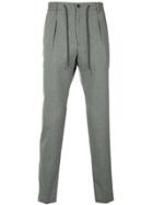 Barba Drawstring Trousers - Grey