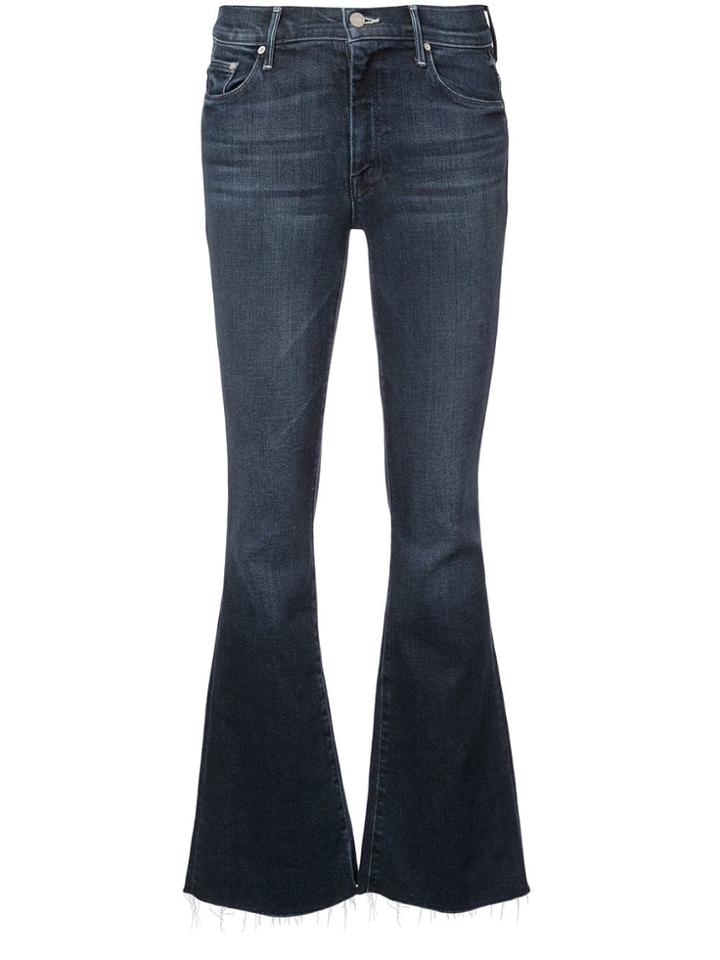Mother Flared Mid-rise Jeans - Blue