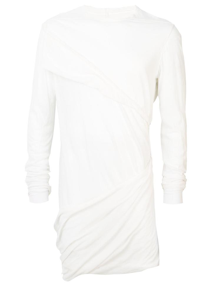 Rick Owens Draped Top - White