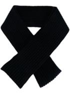 Marni Knitted Scarf, Men's, Blue, Cashmere/virgin Wool