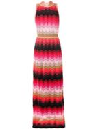 Missoni Chevron Stripe Knit Dress - Pink