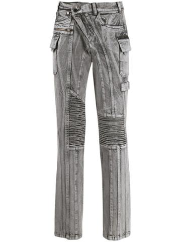 Ottolinger Fitted Cargo Jeans - Grey