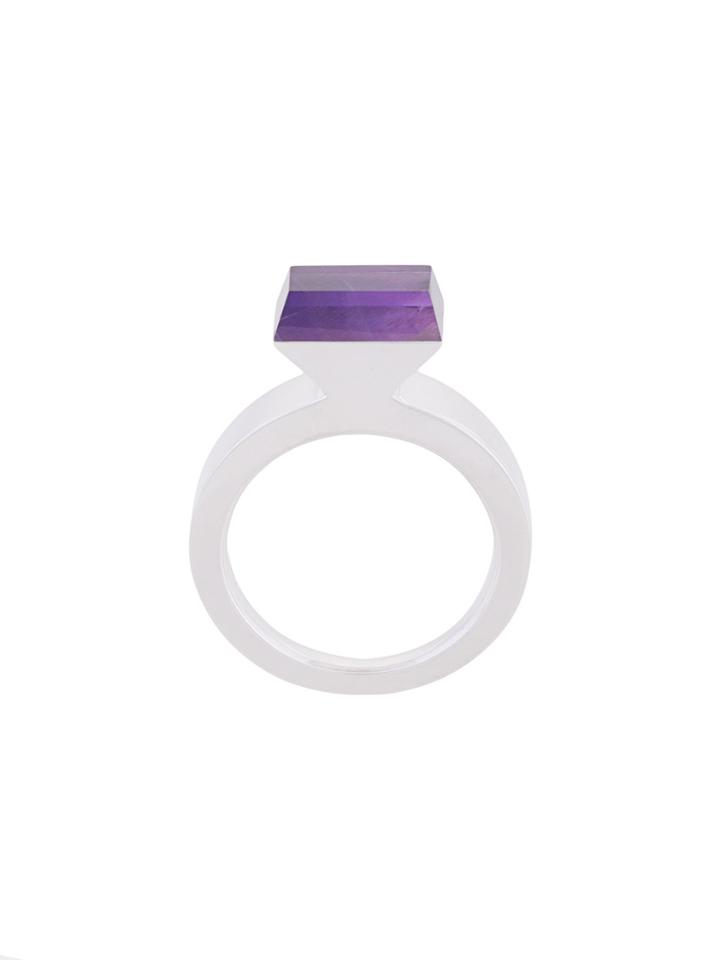 Mehem Amethyst Ring - Metallic