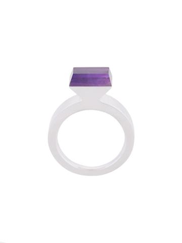 Mehem Amethyst Ring - Metallic