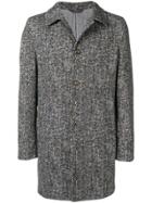 Circolo 1901 Chevron Coat - Blue