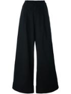 P.a.r.o.s.h. High Waisted Palazzo Pants, Women's, Size: Xs, Black, Cotton/spandex/elastane