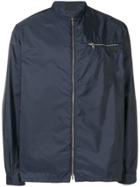 Prada Zip-up Shell Jacket - Blue