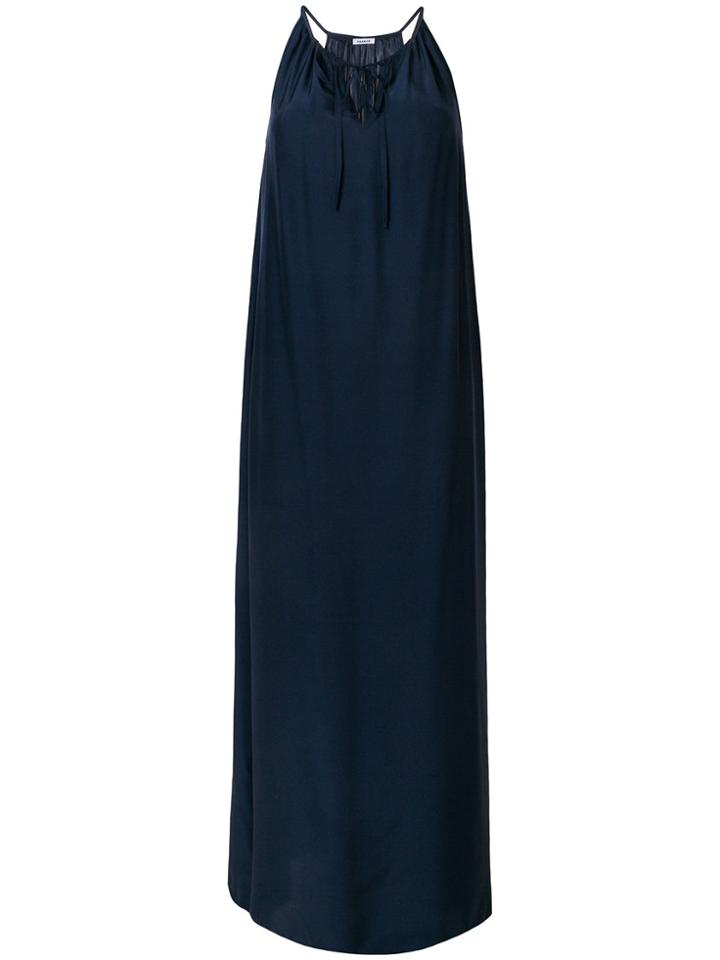 P.a.r.o.s.h. Halterneck Maxi Dress - Blue