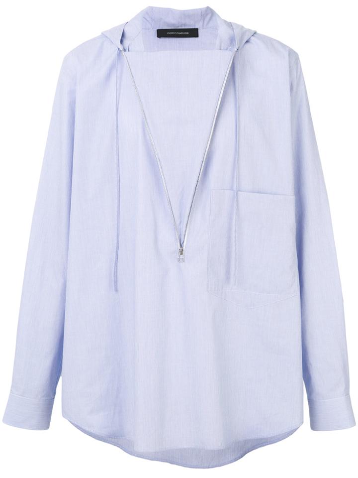 Cédric Charlier Casual Pull-over Shirt - Blue