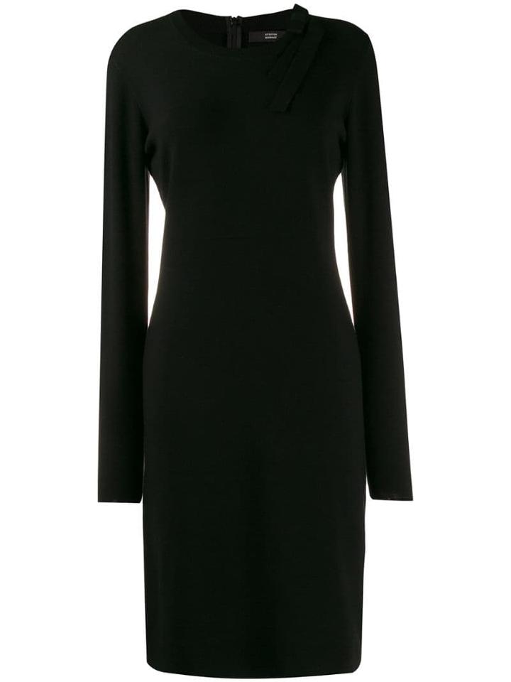 Steffen Schraut Knitted Midi Dress - Black