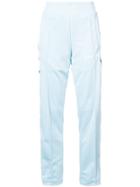 Palm Angels Barbed Wire Detail Track Pants - Blue