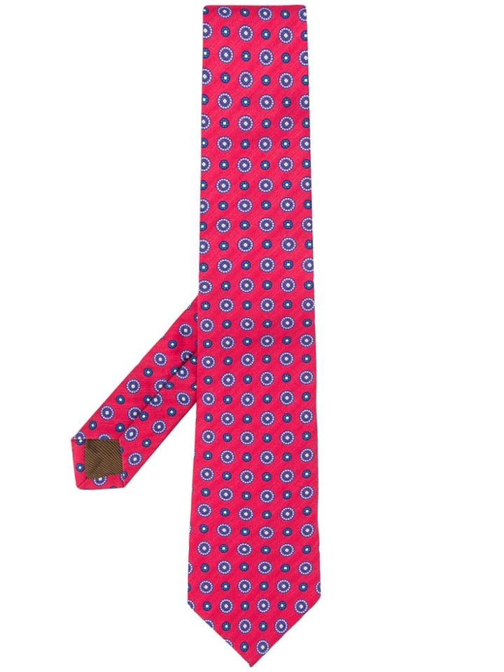 Church's Circle Pattern Tie - Red