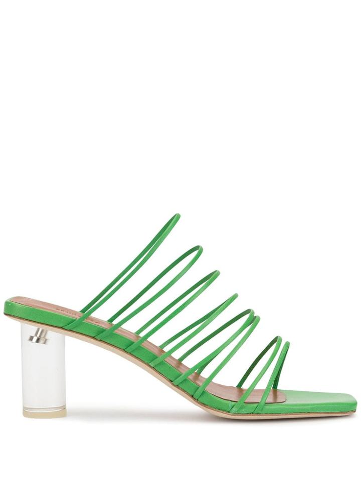 Rejina Pyo Strappy Block Heel Sandals - Green