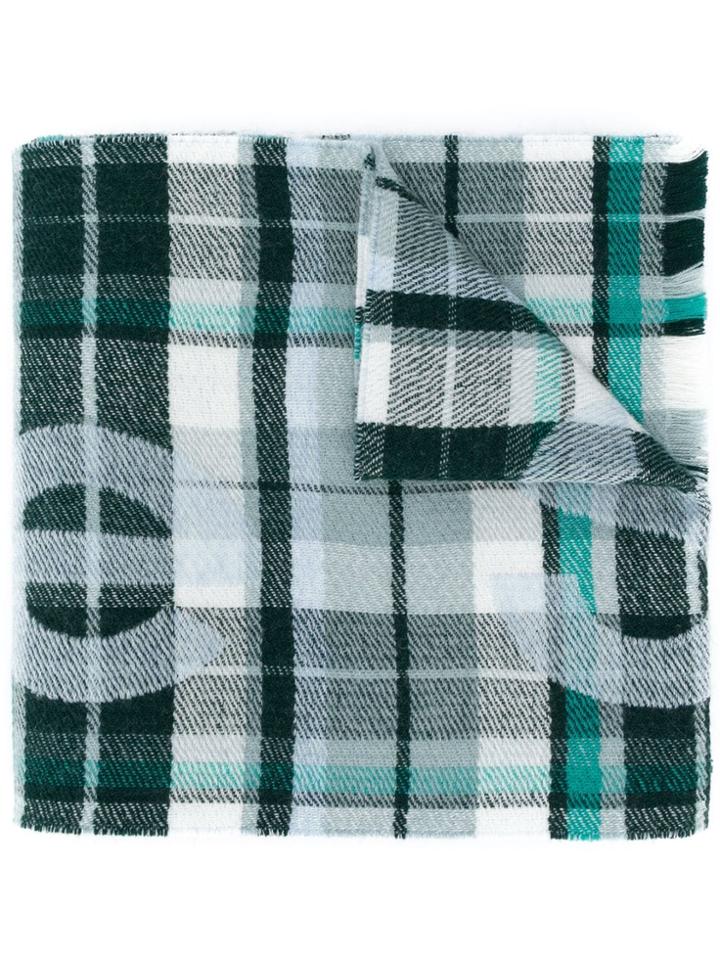 Acne Studios Plaid Scarf - Green