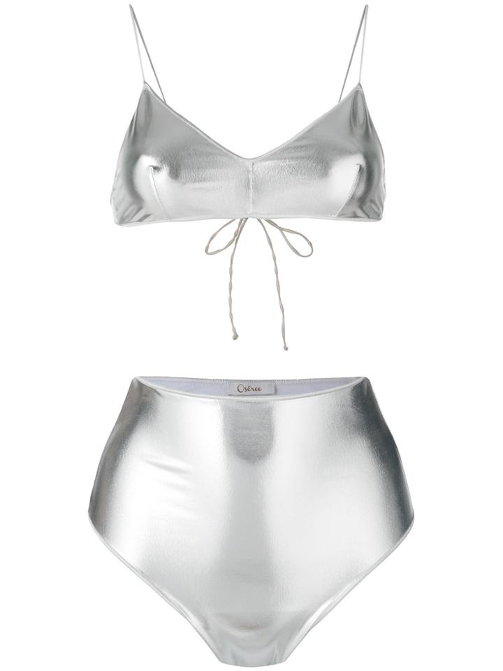 Oseree Metallic Bikini