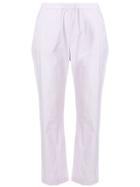 Humanoid Cropped Trousers - Pink & Purple