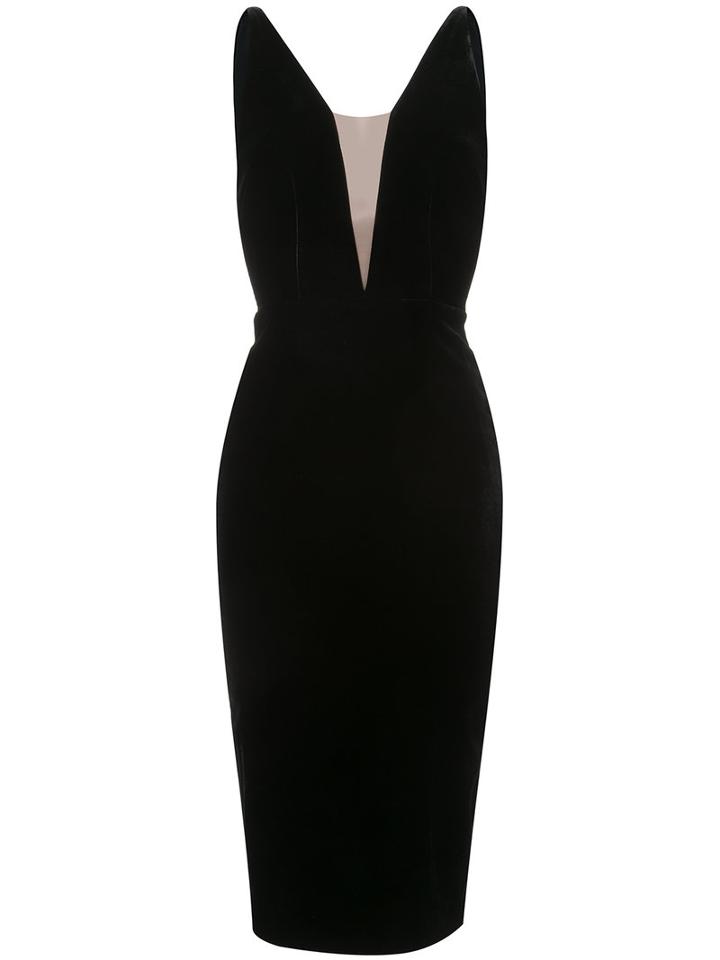 Alex Perry - Fitted Pencil Dress - Women - Rayon/silk - 4, Black, Rayon/silk
