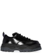 Eytys Angel Lace-up Leather Sneakers - Black
