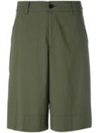 Barena - Knee Length Shorts - Women - Cotton/polyamide/spandex/elastane - 38, Women's, Green, Cotton/polyamide/spandex/elastane