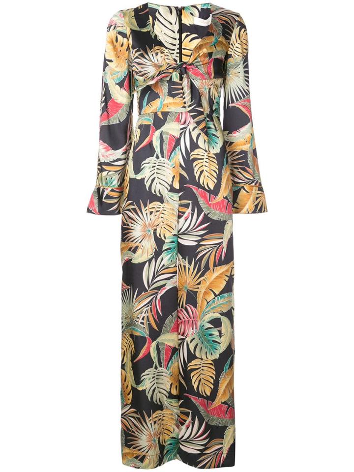 Petersyn Floral Jumpsuit - Black