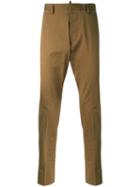 Dsquared2 Tokyo Trousers, Men's, Size: 50, Brown, Cotton/spandex/elastane