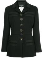 Chanel Vintage Welt Pockets Fitted Jacket - Black