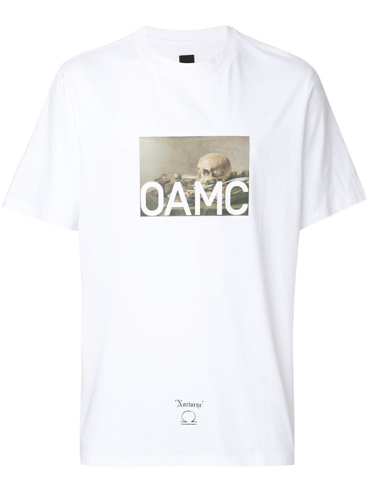 Oamc Branded T-shirt - White