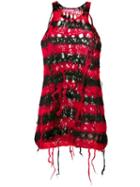 Junya Watanabe Comme Des Garçons Pre-owned Distressed Knitted Dress -