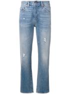 Levi's Vintage Clothing Cropped Straight Jeans - Blue