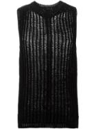 Rick Owens 'nautical' Sleeveless Knit Top