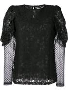 See By Chloé Longsleeved Lace Blouse - Black