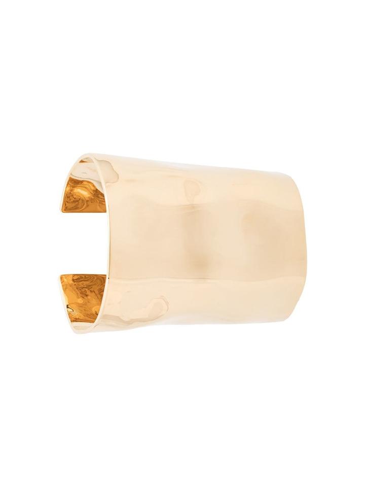 Proenza Schouler Large Hammered Cuff - Metallic