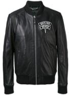 Philipp Plein - Nakamura Bomber Jacket - Men - Lamb Skin/polyester/acetate - L, Black, Lamb Skin/polyester/acetate