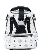 Mcm Visetos Jemison Backpack And Belt Bag - White