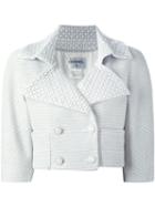 Chanel Vintage Textured Cropped Jacket