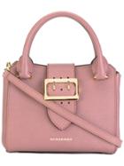 Burberry Buckled Strap Tote - Pink & Purple