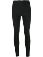 Ann Demeulemeester Stitched Detail Leggings - Black