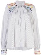 Rosie Assoulin Bead Embellished Blouse - White