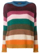 Roberto Collina Striped Round Neck Sweater - Multicolour